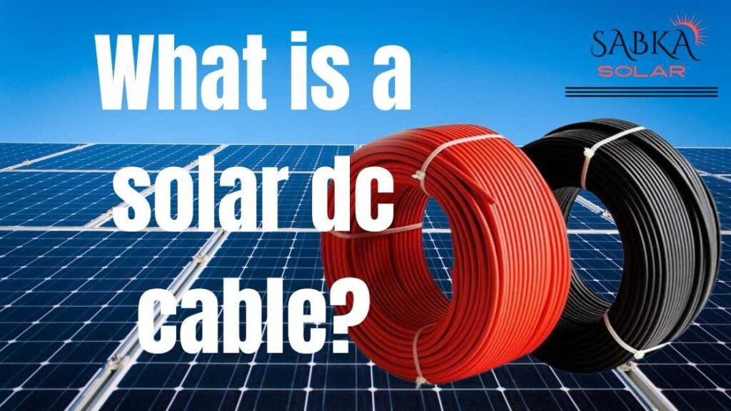 what is a solar dc cable